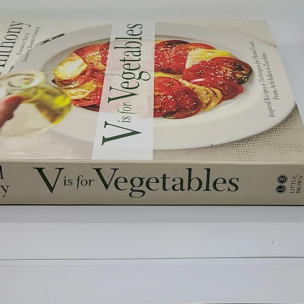 V Is for Vegetables: Inspired Recipes & Techniques for Home Cooks. NWT